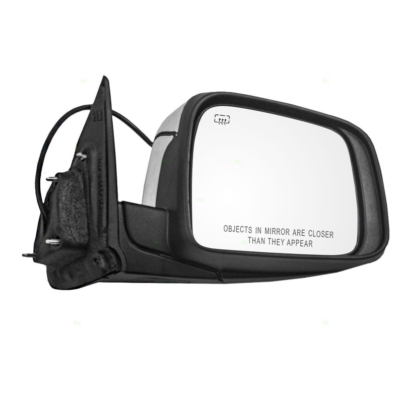 Power Mirror for 11-18 Dodge Durango Passenger Side Heated Chrome Cap 68249320AF