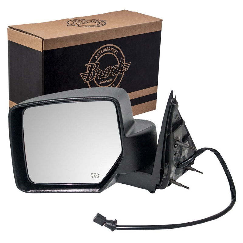 Side View Mirror for 08-12 Jeep Liberty Drivers Power Heated Textured 57010185AF