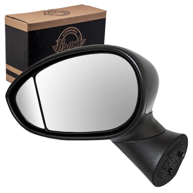 Side View Mirror for 12-17 Fiat 500 Type 1 Drivers Power Heated Blind Spot Glass
