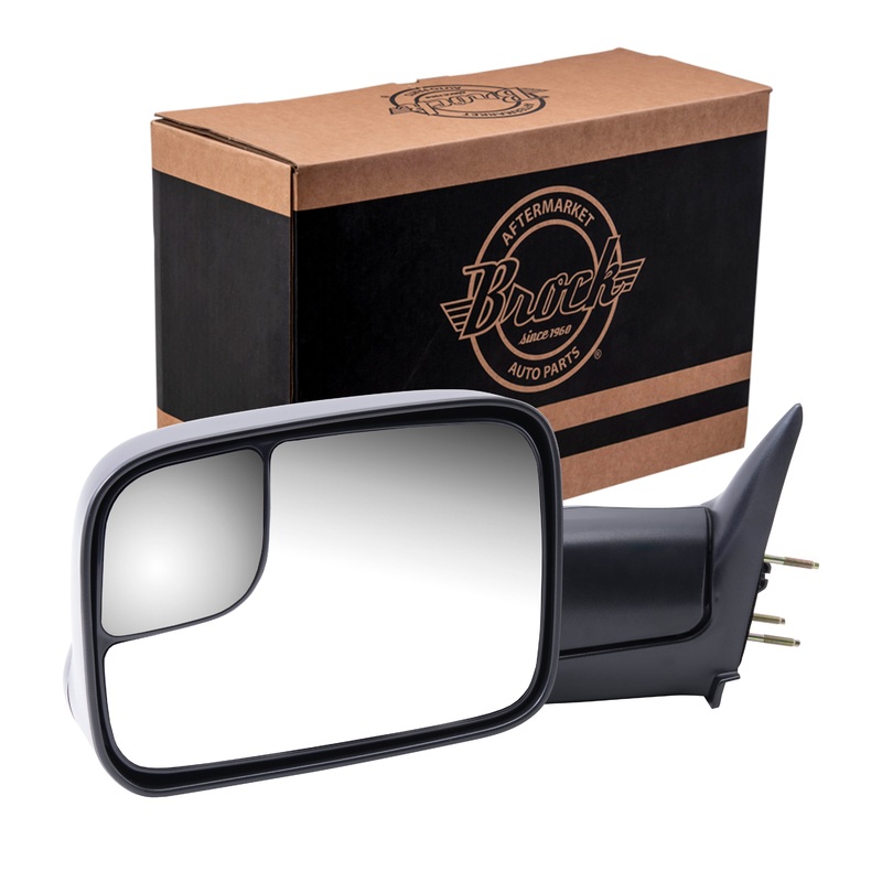Towing Mirror for ’94-02 Dodge Ram Truck Drivers Manual w/ Bracket 55156335AD