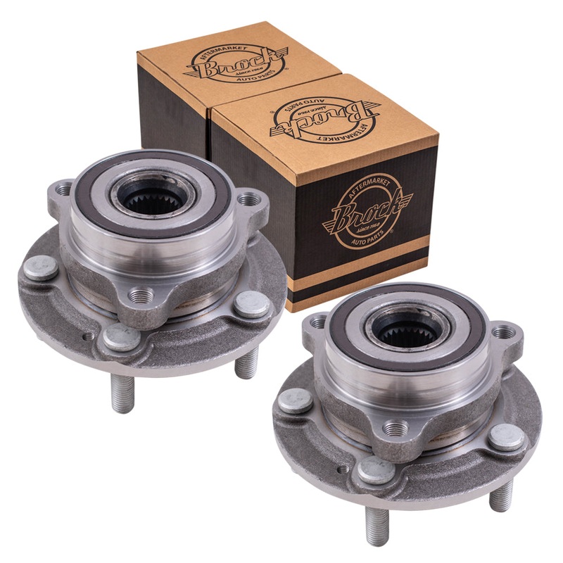 Brock Replacement Front or Rear Hub and Wheel Bearing Assembly Set Compatible with 2017-2021 Various Models