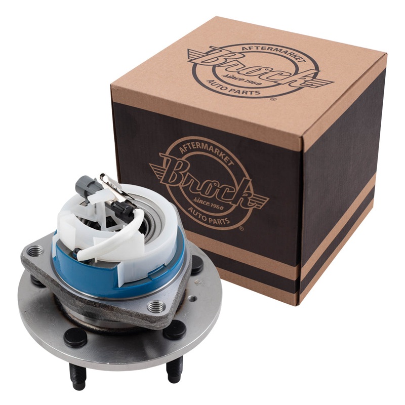 Brock Replacement Hub and Wheel Bearing Assembly with Plastic Sensor Wire Clip Compatible with 01-05 Century DeVille LeSabre Park Avenue