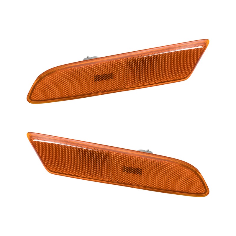 Brock Replacement Pair Set Signal Side Marker Lights Lamps Compatible with 02-03 ES300 & 04-06 ES330 81741-33021 81731-33021