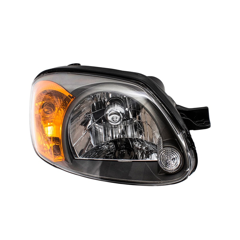 Brock Replacement Passengers Headlight Headlamp Compatible with 2003-2005 Accent 92102-25550