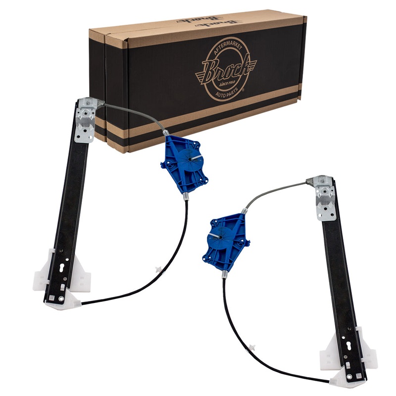 Power Window Regulator Set fits Audi A4 RS4 S4 Sedan Wagon Gen 2 Gen 3 Rear Pair