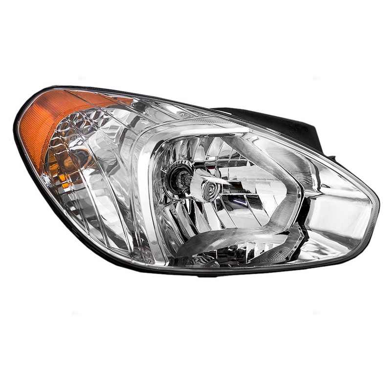 Brock Passengers Headlight for 07-11 Hyundai Accent Halogen Combination Lamp Assembly