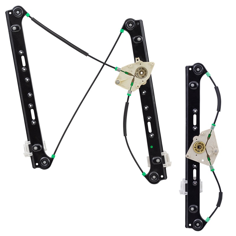 Brock Replacement Front and Rear Drivers Side Set Power Window Regulators Compatible with 04-10 X3