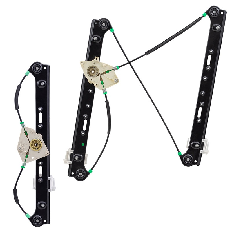 Brock Replacement Front and Rear Passengers Side Set Power Window Regulators Compatible with 04-10 X3