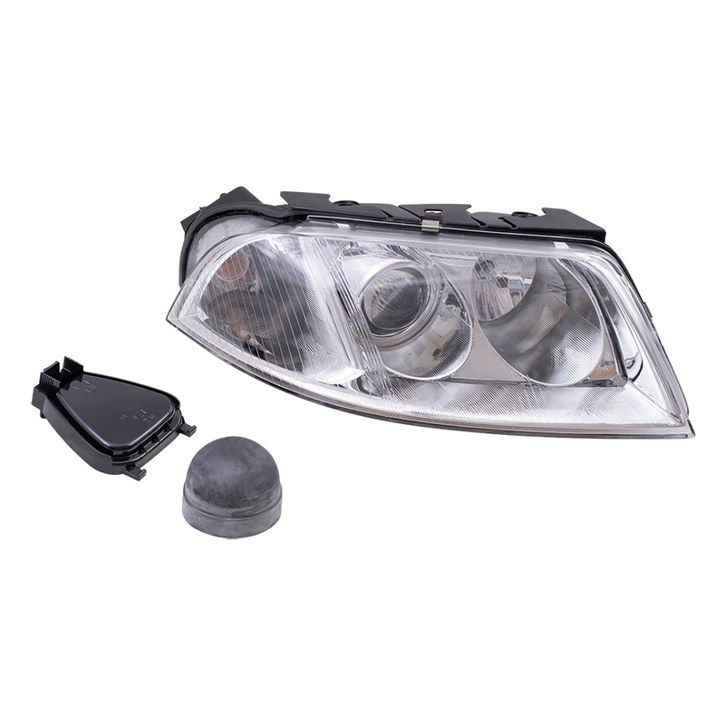 Brock Replacement Passengers Halogen Headlight Headlamp Compatible with Passat 3B0 941 016 AQ