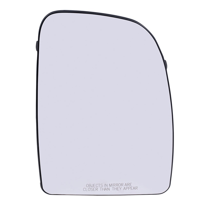 Brock Replacement Passenger Upper Mirror Glass with Base Heated Compatible with 2014-2023 Promaster