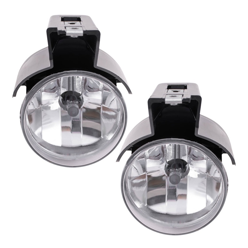 Brock Replacement Set Driver and Passenger Fog Lights Compatible with 1997-2000 Dakota 1998-2000 Durango 55076793 55076792