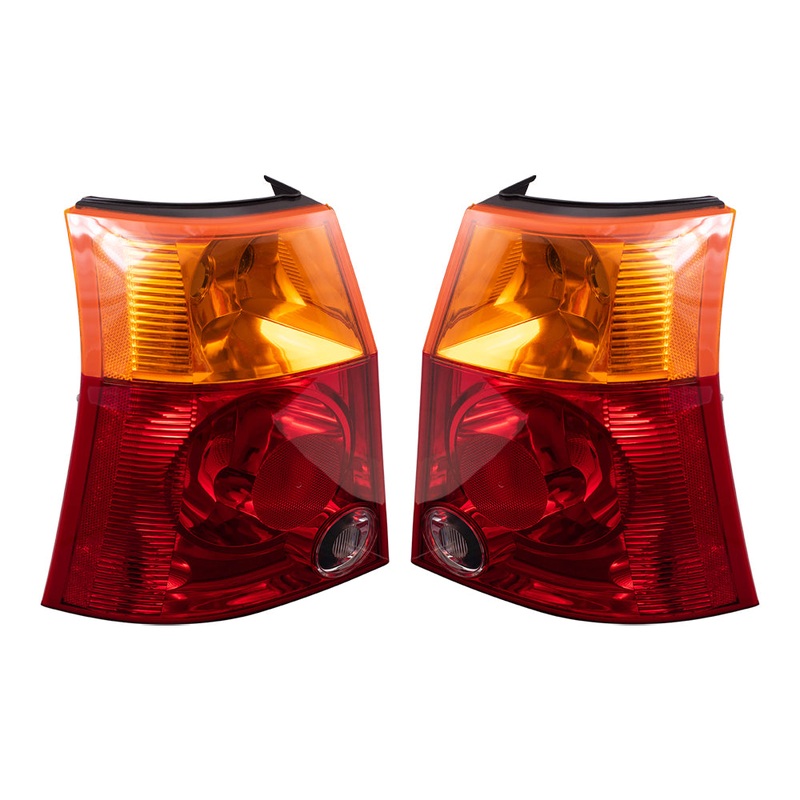 Brock Replacement Set Driver and Passenger Tail Lights Compatible with 2004-2008 Pacifica 5103331AB 5103330AA
