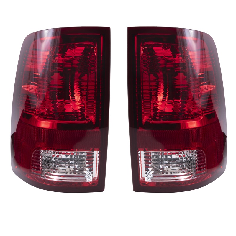 Combination Tail Light Assembly Set Standard Type Driver Side Left Passenger Side Right for 2009-2010 Dodge RAM 1500 2010 Dodge RAM 2500/3500 2011-2018 RAM 1500/2500/3500 2019-2023 RAM 1500 Classic