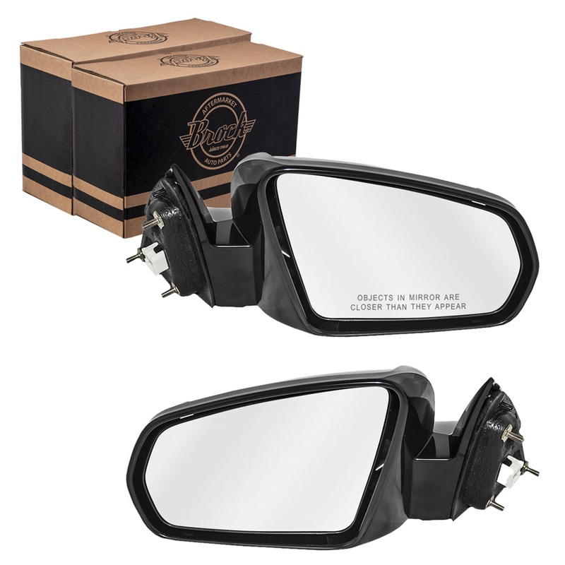 Replacement Driver and Passenger Power Side View Mirrors Compatible with 2007-2010 Sebring 4-Door Sedan 4657003AA 4657002AA