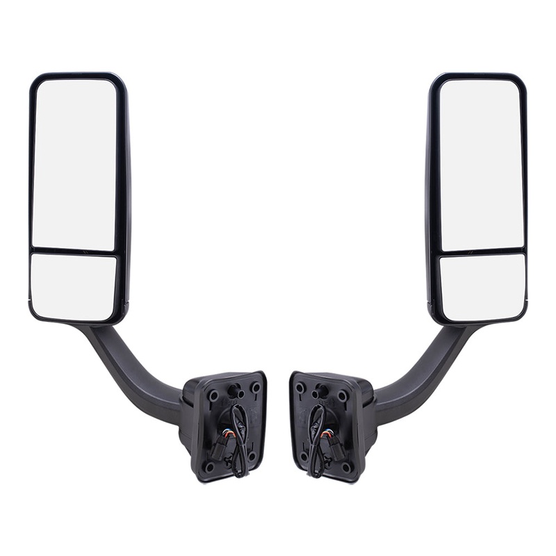 Replacement Driver’s and Passenger’s Pair Door Mounted Power Mirrors w/ Heat Compatible with 08-17 Cascadia A22-69637-009 A22-69637-010