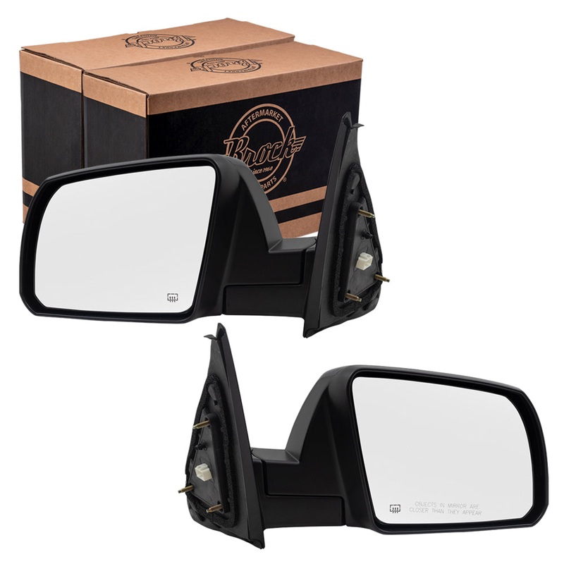 Brock Replacement Driver and Passenger Pair Set Power Heated Side Mirrors Compatible with 2014-2018 Tundra 879400C400C0 879100C380C0