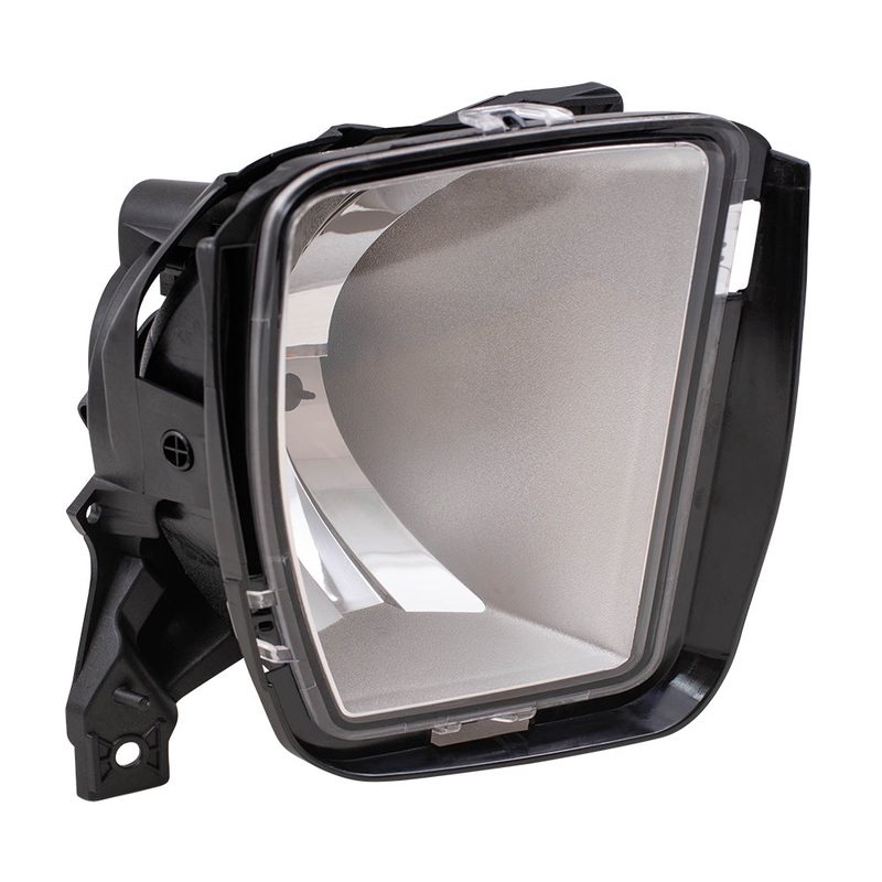 Brock Replacement Passenger Side Standard Type Fog Light Assembly Compatible with 2013-2018 1500 & 2019-2021 1500 Classic