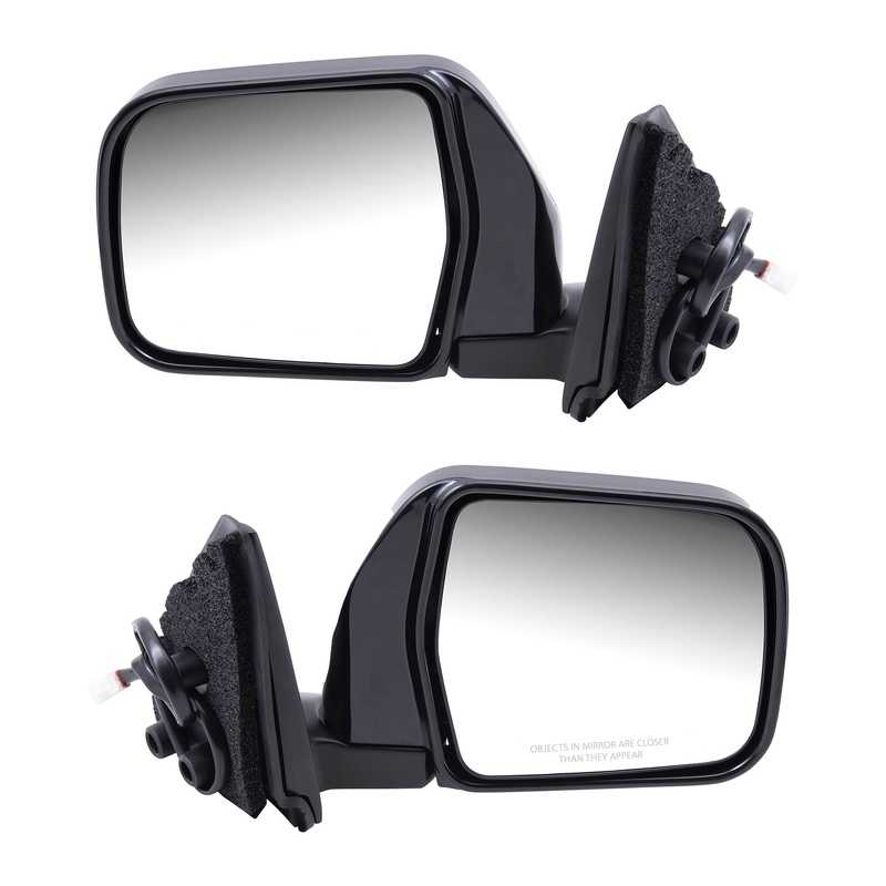 Driver and Passenger Power Side View Mirrors with Chrome Replacement for Toyota 8794034030 8791034040