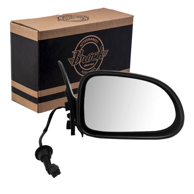 Replacement Passenger Power Side View Mirror 5×7 Textured Black Compatible with 2001-2004 Dakota 2001-2003 Durango 55077250AB