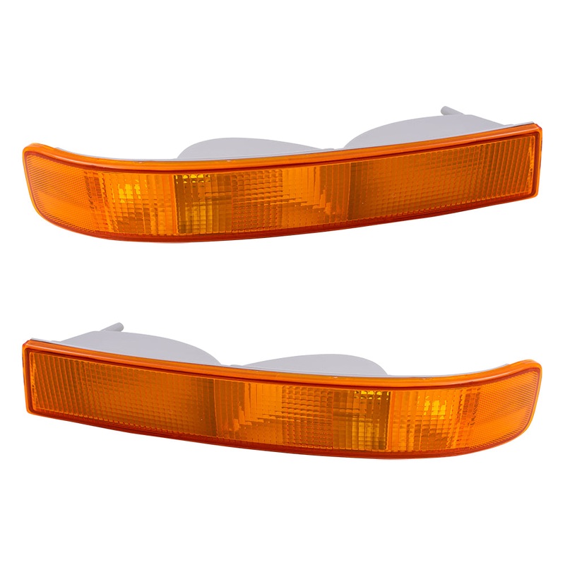 Brock Aftermarket Replacement Driver Left Passenger Right Park/Signal/Side Marker Light Unit Set Compatible With 2003-2022 Chevy Express