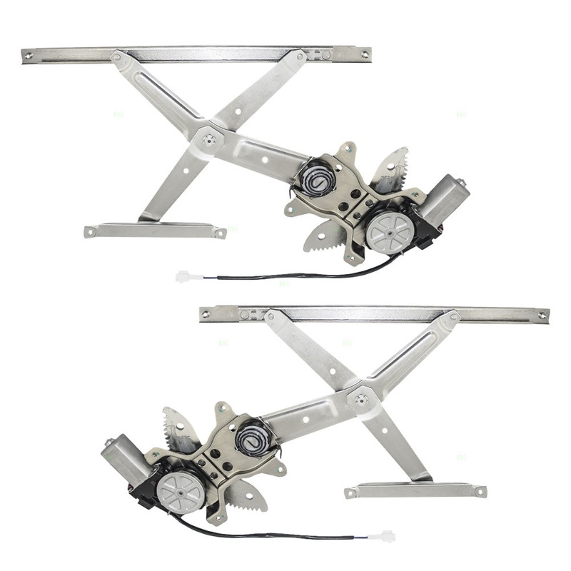Brock Replacement Driver and Passenger Front Power Window Lift Regulators & Motors Assemblies Compatible with 98-02 Corolla 8572002040 6980102040