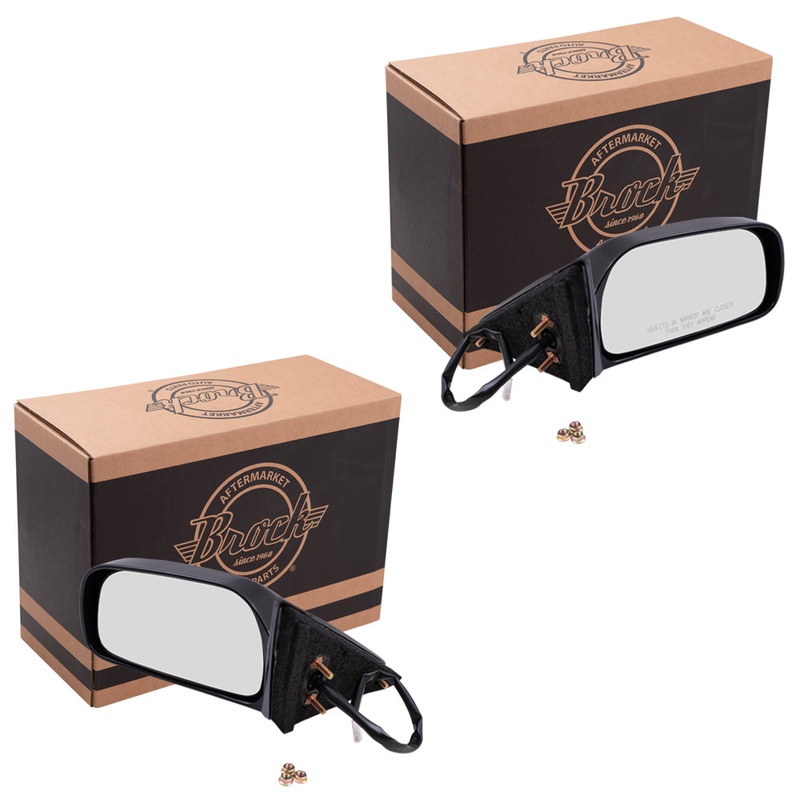 Brock Replacement Driver and Passenger Power Side View Mirrors Compatible with 97-01 Camry USA 87940-AA010 87910-AA010