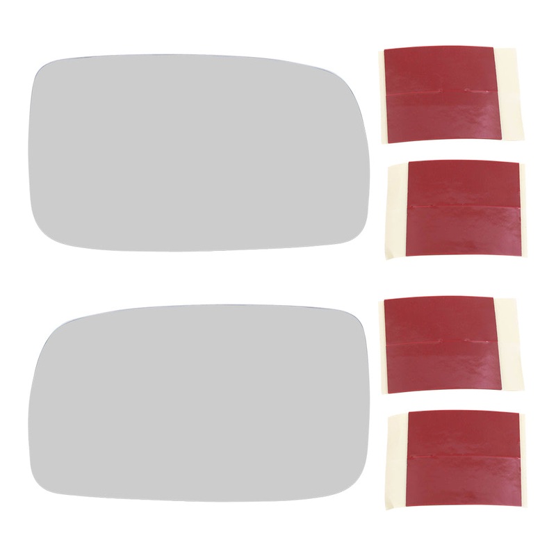 Brock Replacement Pair Set Side View Mirror Glass w/ Adhesive Strips Compatible with 2007-2011 Camry & Camry Hybrid 87961-06190 87931-06190