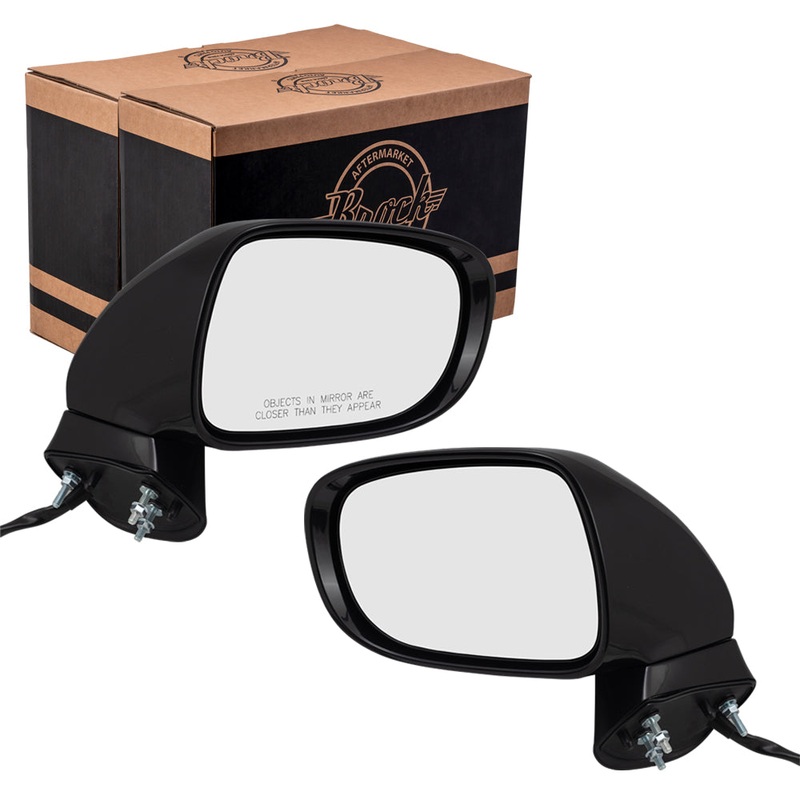 Brock Replacement Pair Side Mirrors Driver and Passenger Set Power Heated Memory Puddle Lamp Compatible with 2007 ES350 8790633151C0 8790133111C0