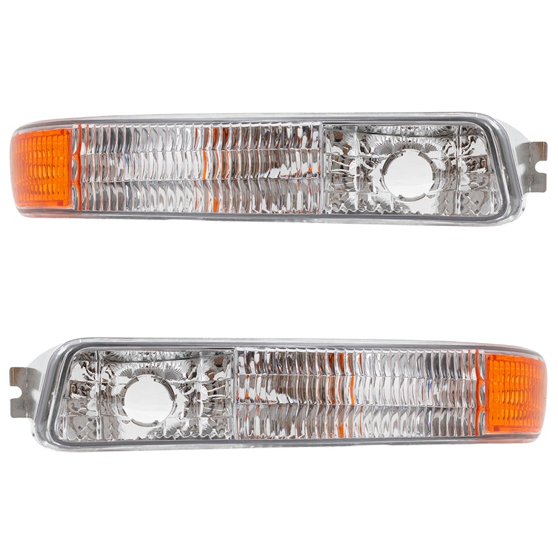 Park Signal Lights Set fits GMC Sierra Pickup Yukon Yukon XL Front Marker Lamps