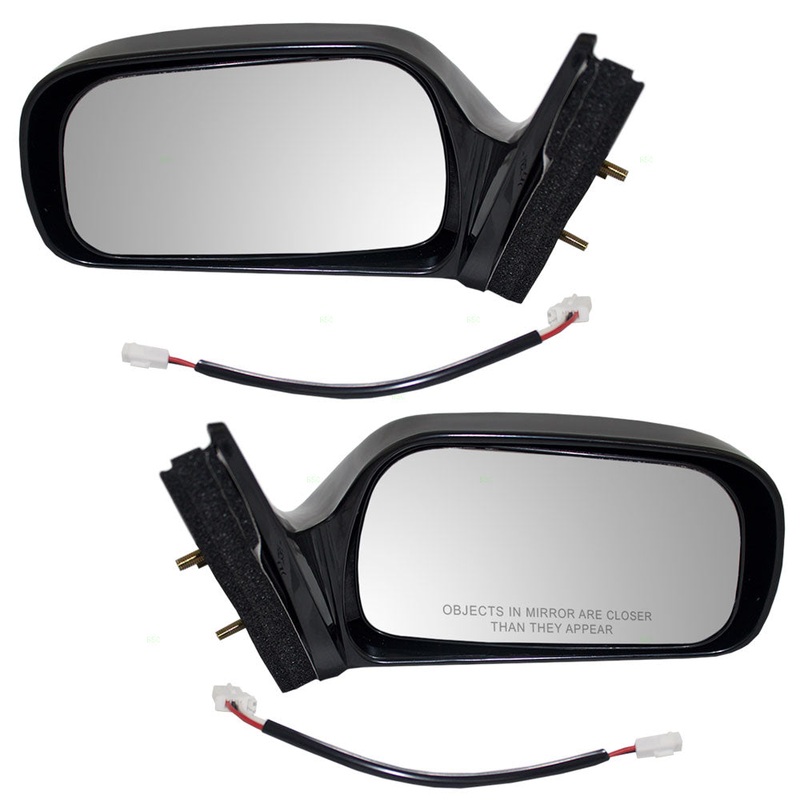 Replacement Driver and Passenger Power Side View Mirrors with Adapters Compatible with Camry 8794033150C0 8791033150C0