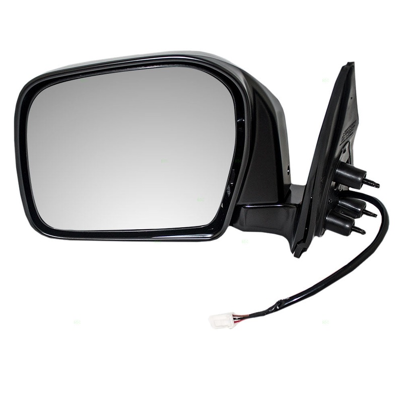 Brock Replacement Drivers Power Side View Mirror Ready-to-Paint Compatible with 00-04 Tacoma Pickup Truck 87940-35551