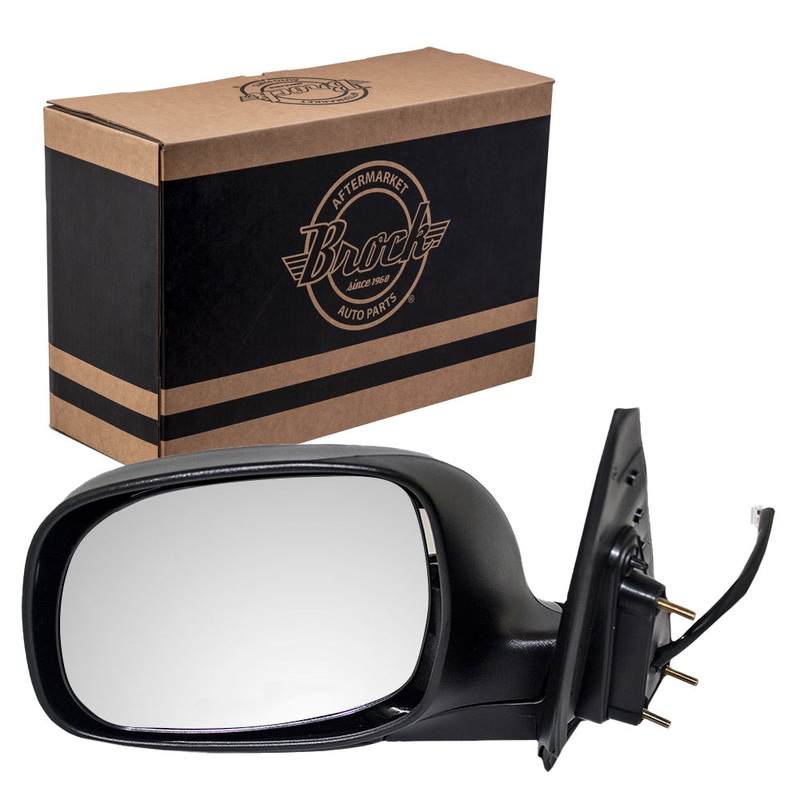 Brock Replacement Drivers Power Side View Mirror Ready-to-Paint Compatible with 03-06 Tundra 01-07 Sequoia 87940-0C060-C0