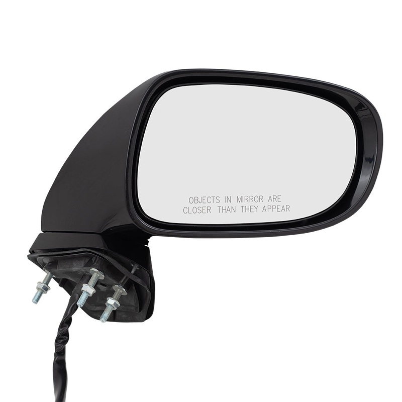 Brock Replacement Passenger Power Folding Mirror Heated Compatible with LS460 LS600h