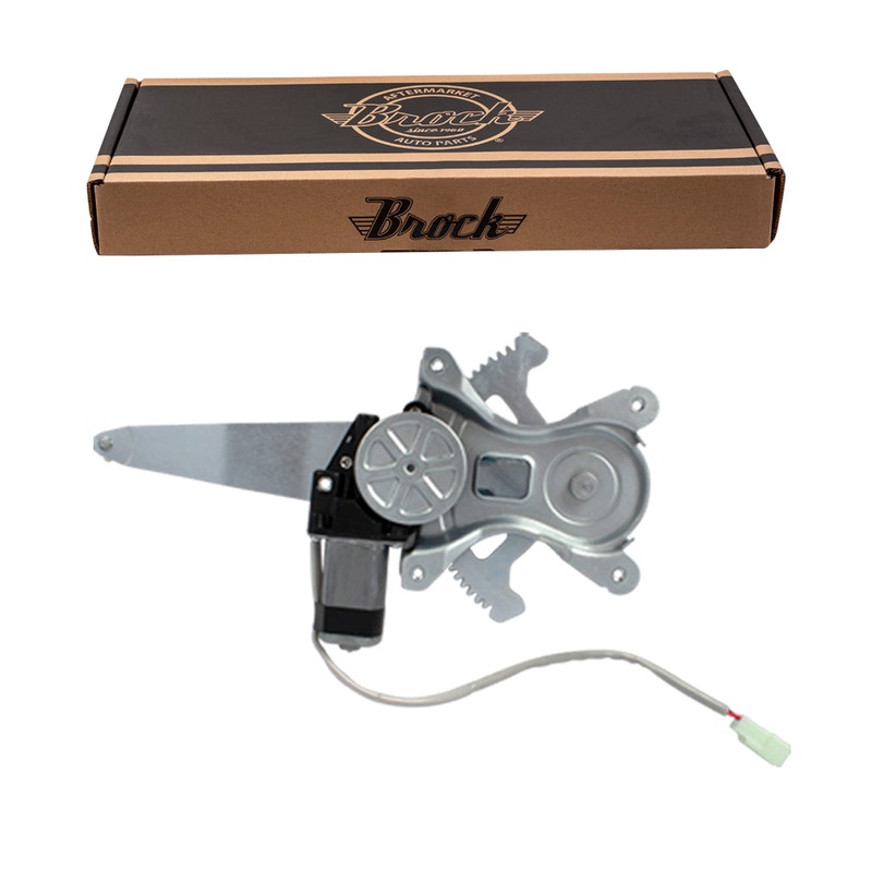 Brock Replacement Passenger Rear Power Window Regulator with Motor Compatible with 2001-2007 Highlander 2006-2007 Highlander Hybrid
