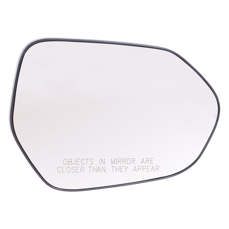 Brock Replacement Passenger Side Mirror Glass and Base with Heat without Blind Spot Detection Compatible with 2018-2020 Camry/Camry Hybrid & 2020 Corolla Sedan North America Built ONLY