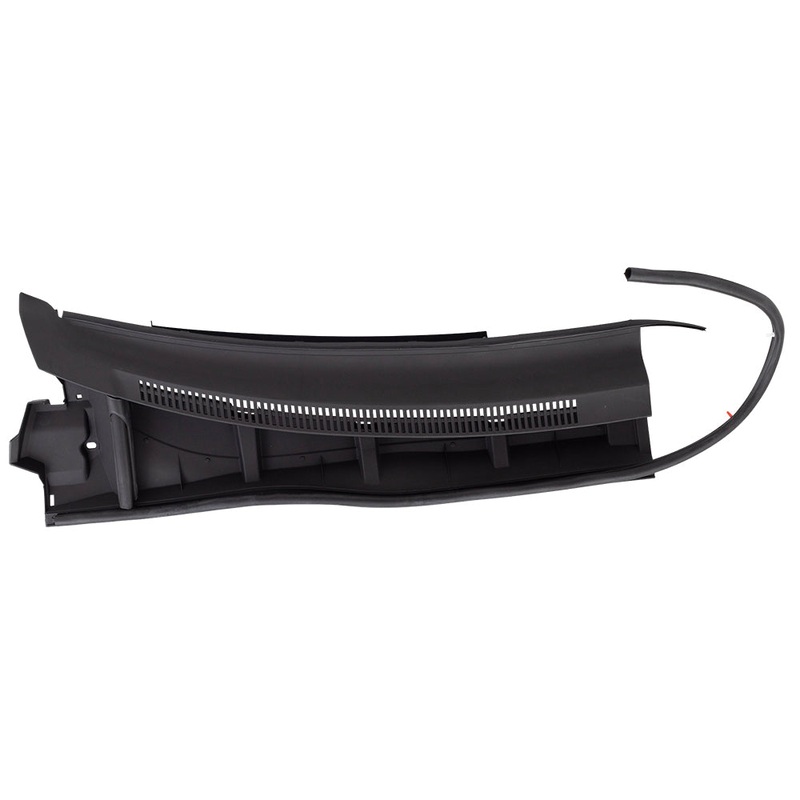 Brock Replacement Passengers Textured Black Cowl Grille Windshield Wiper Molding Compatible with 2009-2013 Corolla 5570802410
