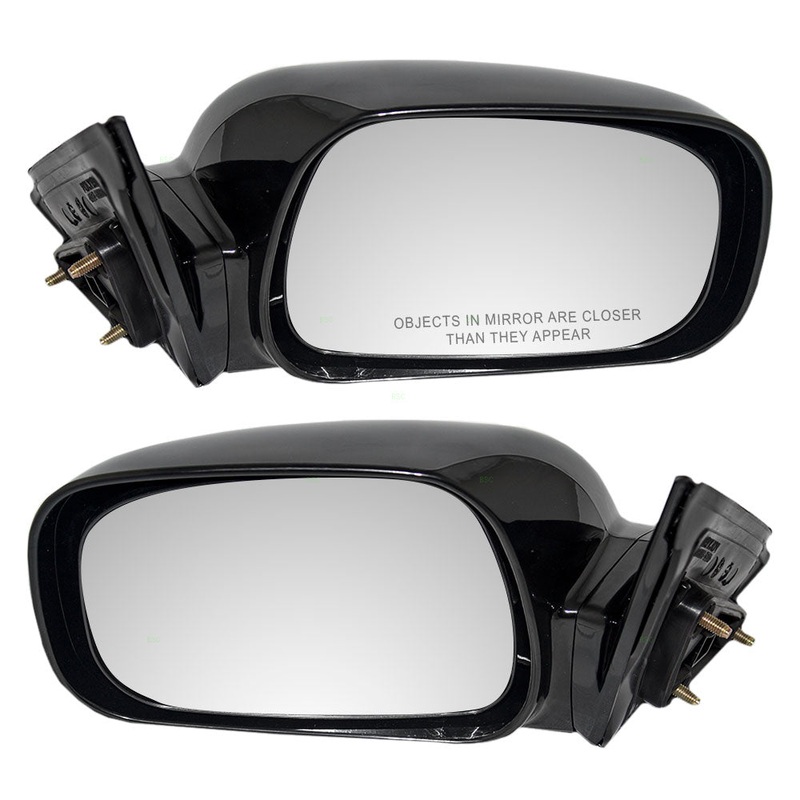 Brock Replacement Power Side View Mirror Ready-to-Paint Driver Passenger Compatible with 02-06 Camry USA 87940-AA080-C0 87910-AA080-C0