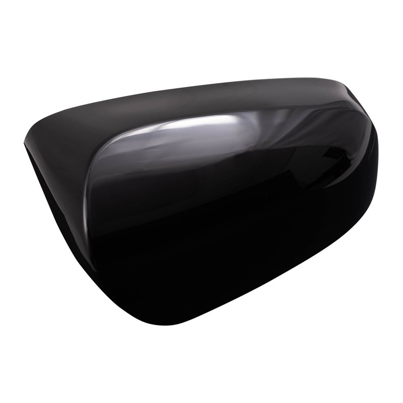 Brock Aftermarket Replacement Passenger Right Mirror Cover Paint to Match Black without Signal Compatible with 2014-2019 Toyota Corolla