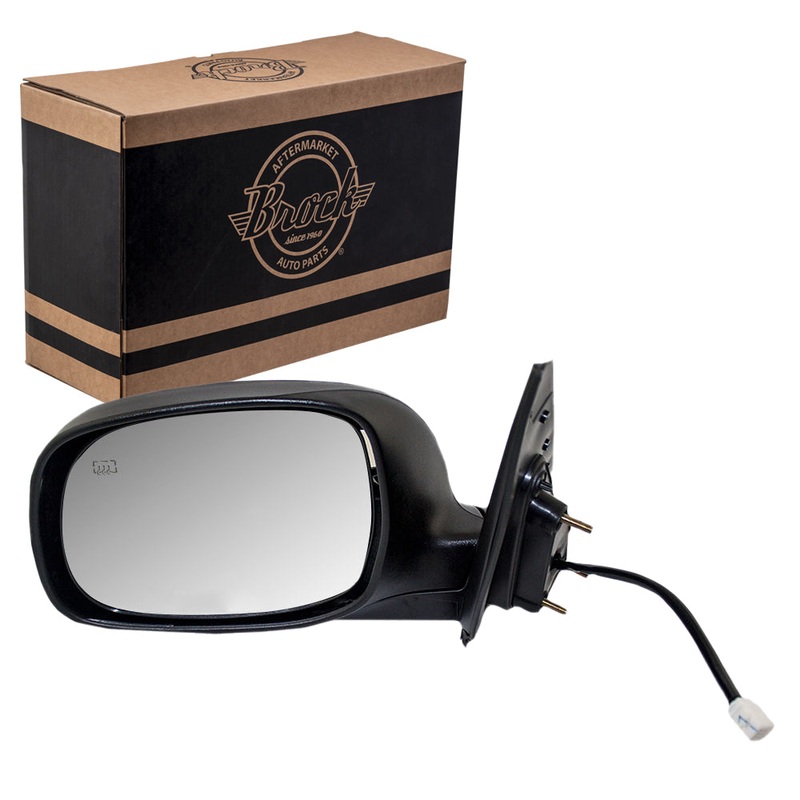 Brock Replacement Drivers Power Side View Mirror Heated Compatible with 2003-2006 Tundra 2001-2007 Sequoia 879400C070C0
