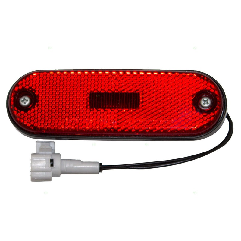 Brock Replacement Drivers Rear Signal Side Marker Light Lamp Compatible with 1996-2000 RAV4 81760-42010