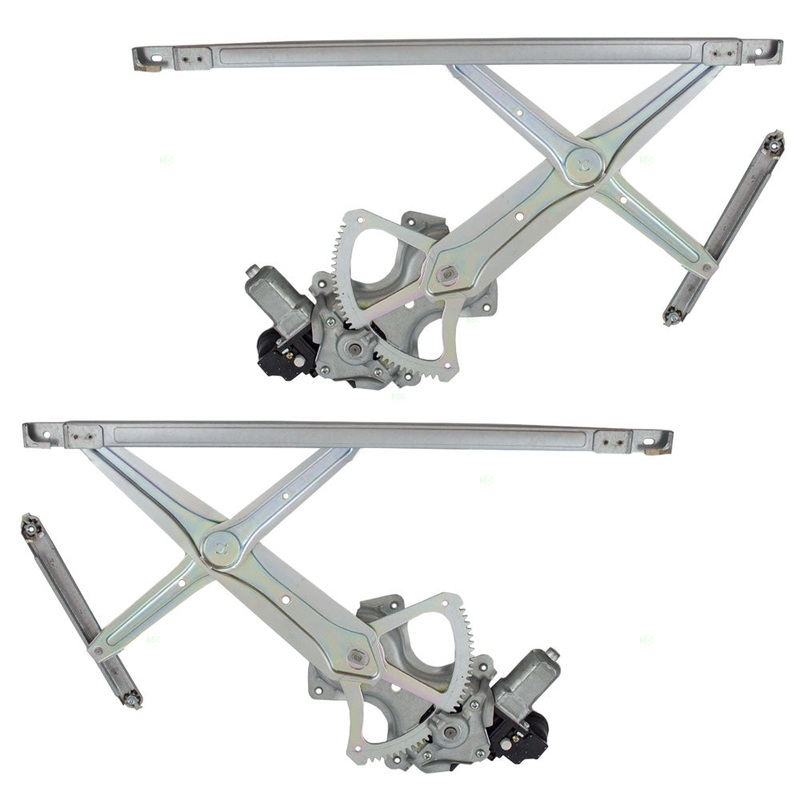 Brock Replacement Driver and Passenger Front Power Window Lift Regulators & Motors Assemblies Compatible with 07-09 Camry USA 69802-06070 69801-06070