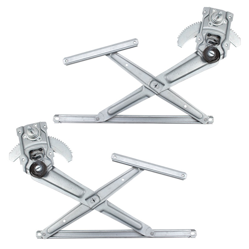 Brock Replacement Driver and Passenger Manual Window Lift Regulators Assemblies Compatible with 84-88 Pickup Truck 84-88 4Runner without Vent Window 6980289107 6980189107