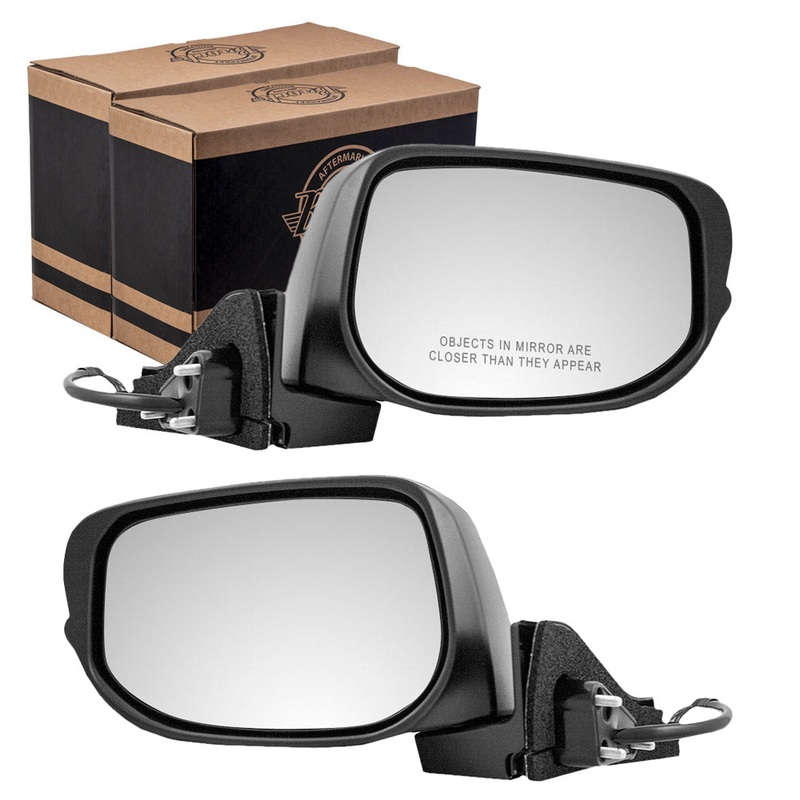 Brock Replacement Driver and Passenger Power Side View Mirror Heated Signal Compatible with 2010-2014 Insight 76250-TM8-316ZD 76200-TM8-316ZD
