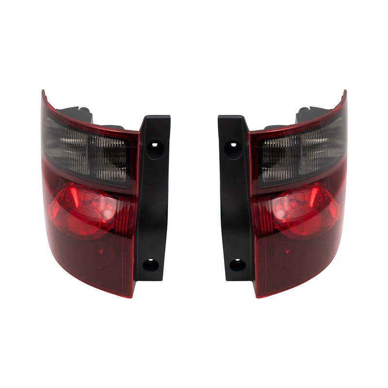 Brock Replacement Driver and Passenger Taillights Tail Lamps with Dark Red Lens Compatible with 03-08 Element 33551SCVA11 33501SCVA11