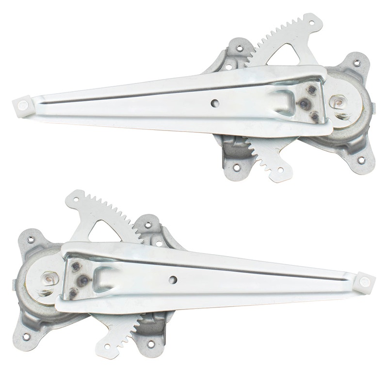 Brock Replacement Pair Set Rear Power Window Lift Regulators Compatible with 12-17 Camry & Hybrid 6980406140 6980306140 TO1550162 TO1551162