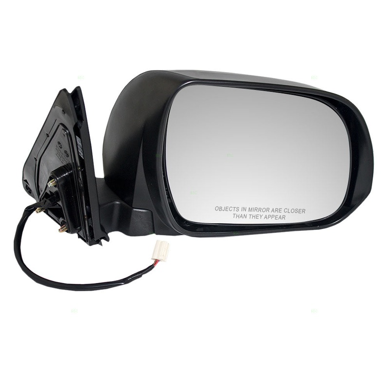 Brock Replacement Passengers Power Side View Mirror Ready-to-Paint Compatible with 08-13 Highlander and Hybrid 87910-48341