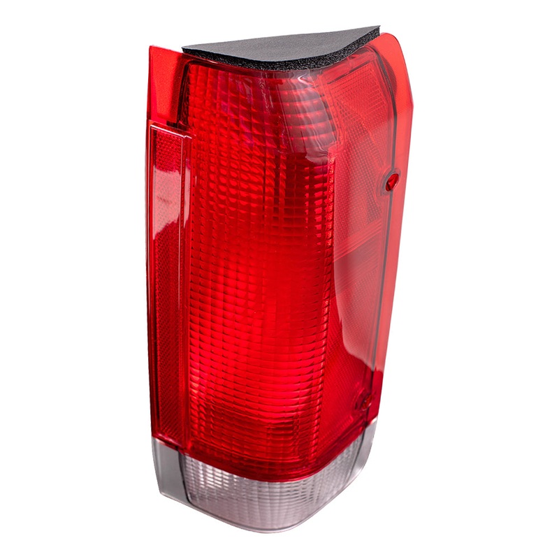 Brock Replacement Passengers Taillight Tail Lamp Lens Compatible with 1987-1989 F Series Styleside Pickup Truck Bronco E7TZ13404A