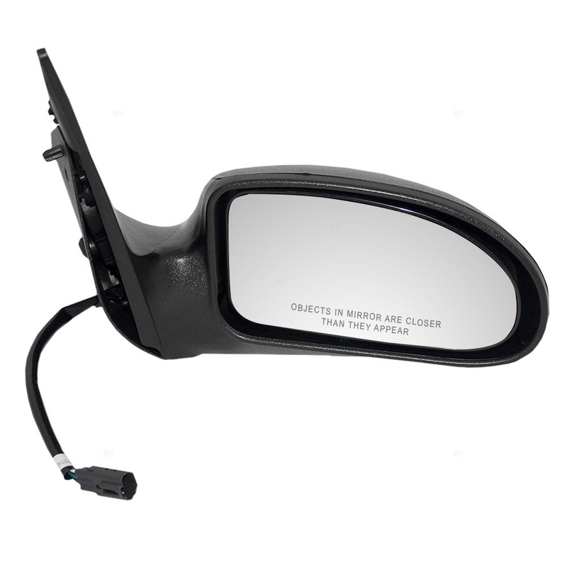 Exterior Power Mirror fits 00-07 Ford Focus Passenger Side Textured 6S4Z17682BA