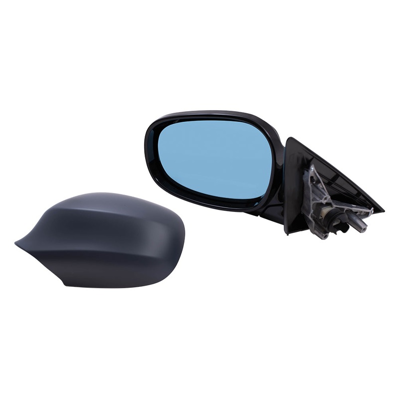 Brock Replacement Driver Power Folding Side Mirror Heated Memory Reverse Tilt Shadow Line Blue Glass Compatible with 2009-2012 328i 328xi E91 Wagon