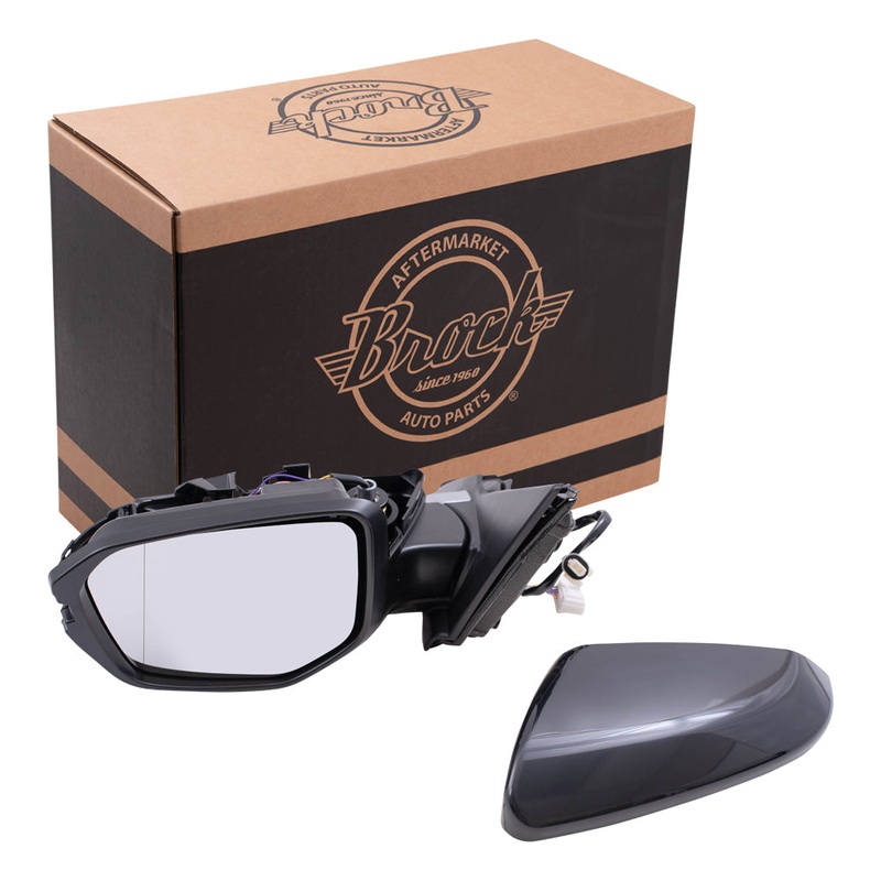 Brock Replacement Driver Power Side Door Mirror Heated with Signal Compatible with 2016 Civic 76251-TBA-A11ZF